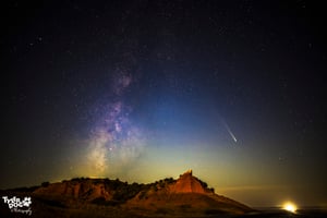 Image of Gloss Mountain Milky Way