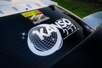 Image 1 of "WORLD PEACE" KANSOCLUB WHITE REAR BANNER