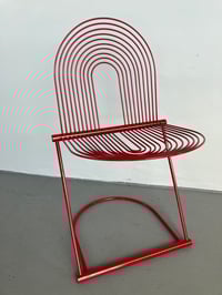 Image 2 of 1980s Jutta Und Herbert Ohl for Rosenthal Linie Swing Chair in Red