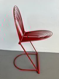 Image 3 of 1980s Jutta Und Herbert Ohl for Rosenthal Linie Swing Chair in Red