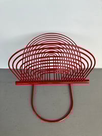 Image 4 of 1980s Jutta Und Herbert Ohl for Rosenthal Linie Swing Chair in Red