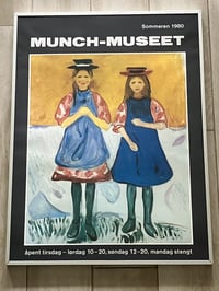 Image 5 of Vintage Exhibition Poster From the Munch-Museet Art Museum in Oslo, 1980, Framed