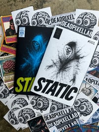 🌀 STATIC #001 Comic Zine — Choose Color or Ashcan B&W