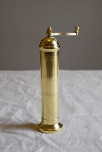 Handcrafted Brass Salt Mill lrg
