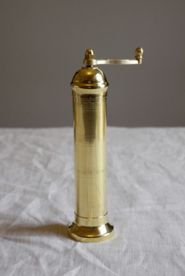 Image of Handcrafted Brass Salt Mill lrg