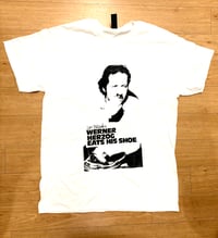 Image 1 of Werner Herzog Eats His Shoe T-shirt 