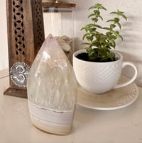 Image 4 of LACE AGATE- CLEAR UARTZ - AMETHYST TEAR DROP