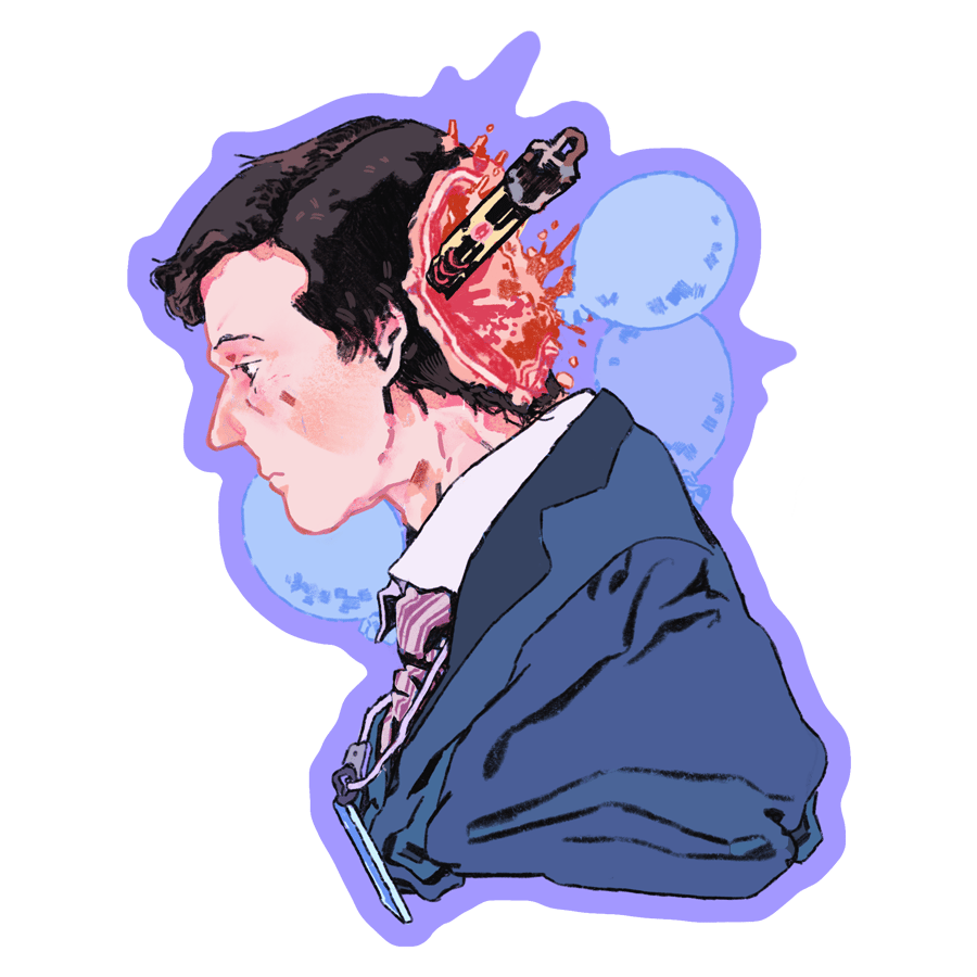 Image of severance | mark: 3x3" vinyl sticker