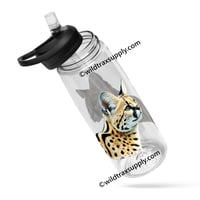 Image 1 of Serval Portrait on CamelBak Eddy®+ Sports water bottle 25 oz