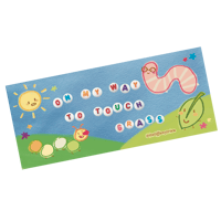 Image 1 of on my way to touch grass bumper sticker