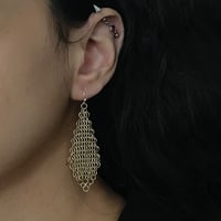 Image 3 of Micromaille Mesh Earrings 