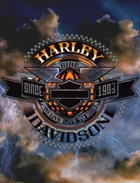 Image 1 of Harley Davidson (To Live, Live to Ride) Air Freshener