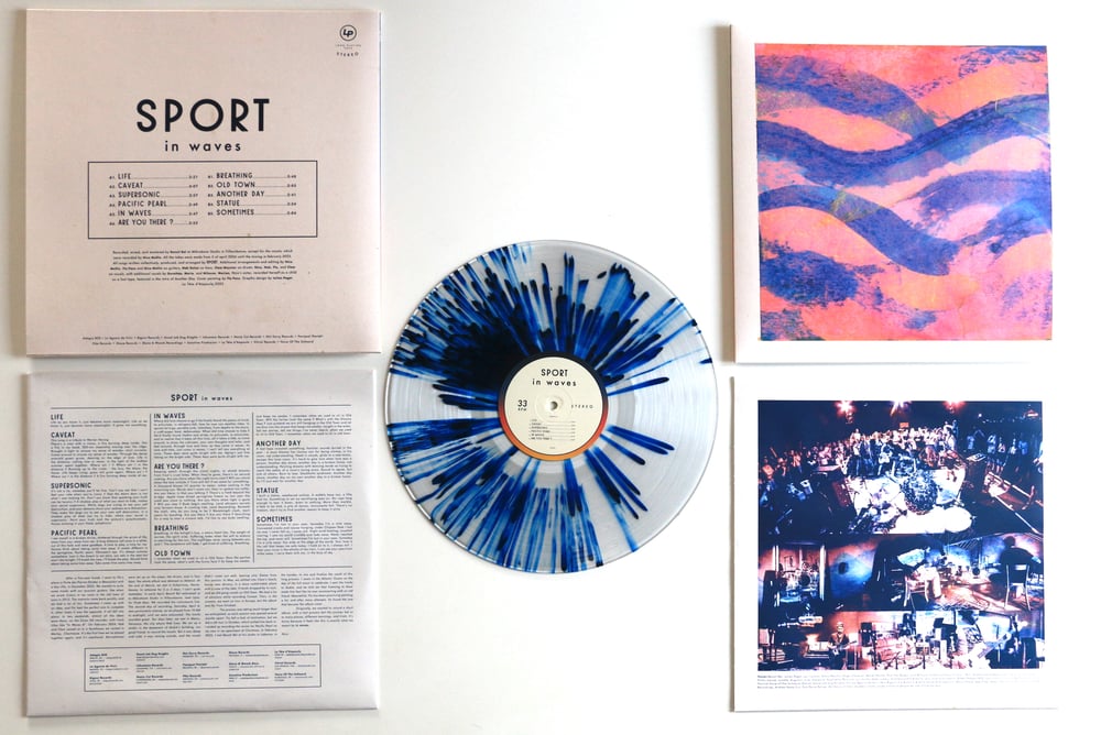 SPORT "In Waves" VIT071 LP (blue, splatter, pink versions)