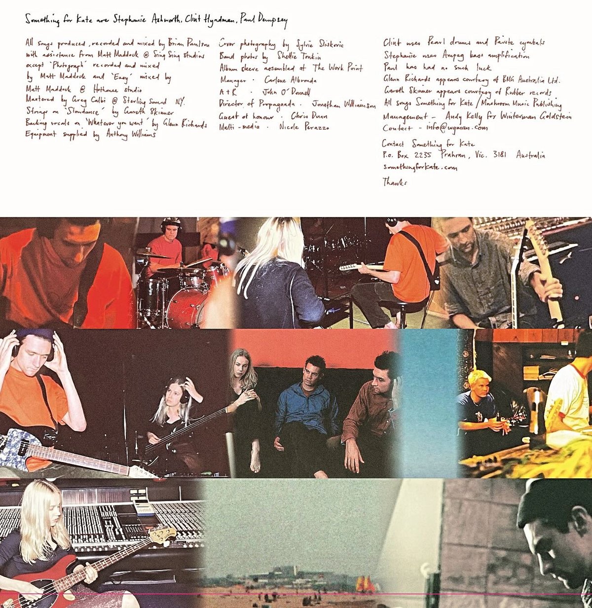 Image of Something for Kate - 'Beautiful Sharks 25th Anniversary ltd edition silver vinyl LP' signed