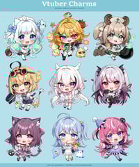 Image 1 of [PREORDER] Vtuber Charms