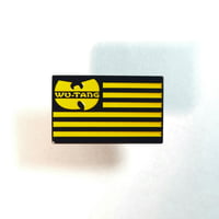 Image 1 of Wu-Tang Clan Flag Enamel Pin