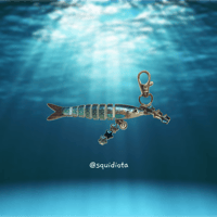 MINI blue trout keychain