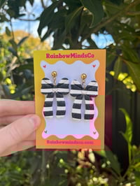 Starlight bow earrings 