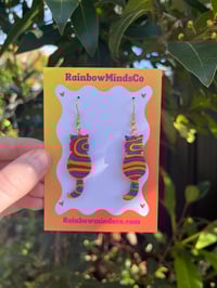 Cosmic cat earrings 
