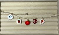 Image 2 of Star & Fruit Charm Necklace