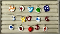 Image 3 of Star & Fruit Charm Necklace