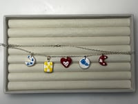 Image 3 of Berry Moon Charm Necklace