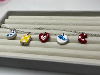 Image 2 of Berry Moon Charm Necklace