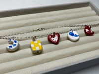 Image 1 of Berry Moon Charm Necklace