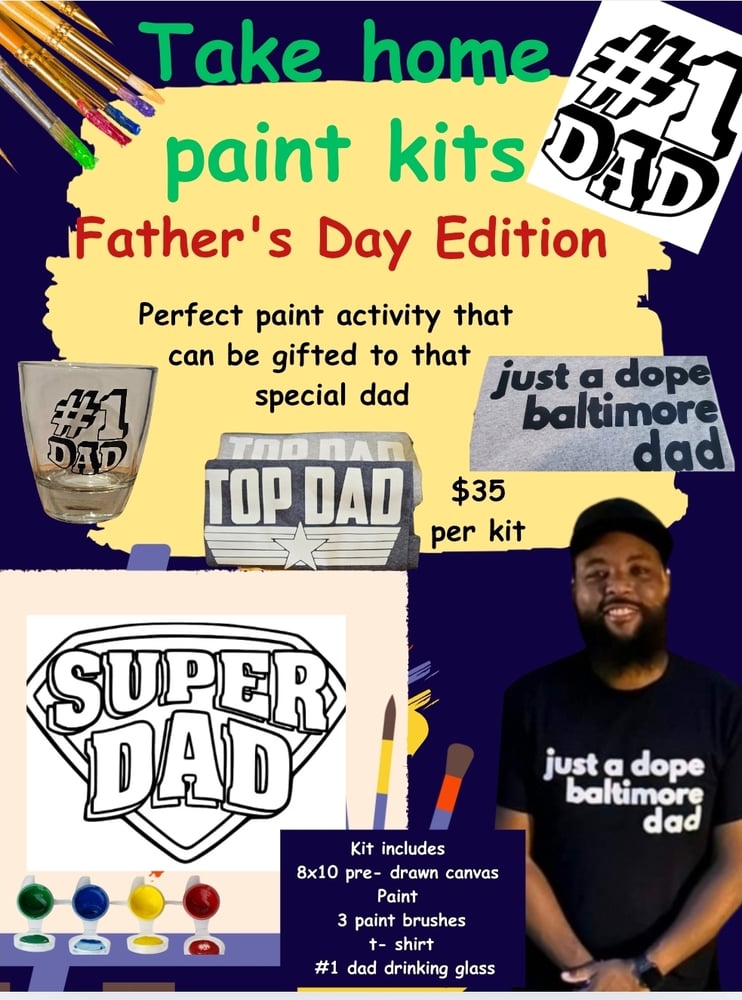 Image of Take home father's day paint kit