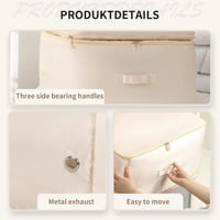Image 4 of Space-Saving Vacuum Bags – Large, Self-Compressing Storage for Bedding & Home Organization