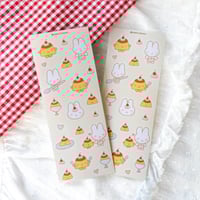 Image 1 of pudding bunnies sticker sheet