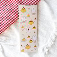 Image 2 of pudding bunnies sticker sheet