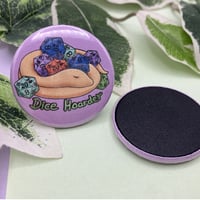 Image 1 of Cute Dice Hoarder Magnet, Cute Snake Magnet - 171