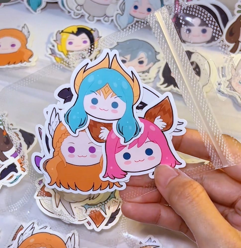 Image of Mage sticker pack Mobile legend Glitter Sticker 