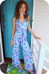 Image 1 of Boogie Wonderland Jumpsuit In Magic Carpet