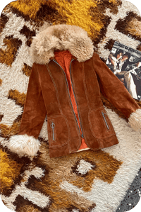 Image 1 of Vintage 60s Iconic Suede Penny Lane Coat XS