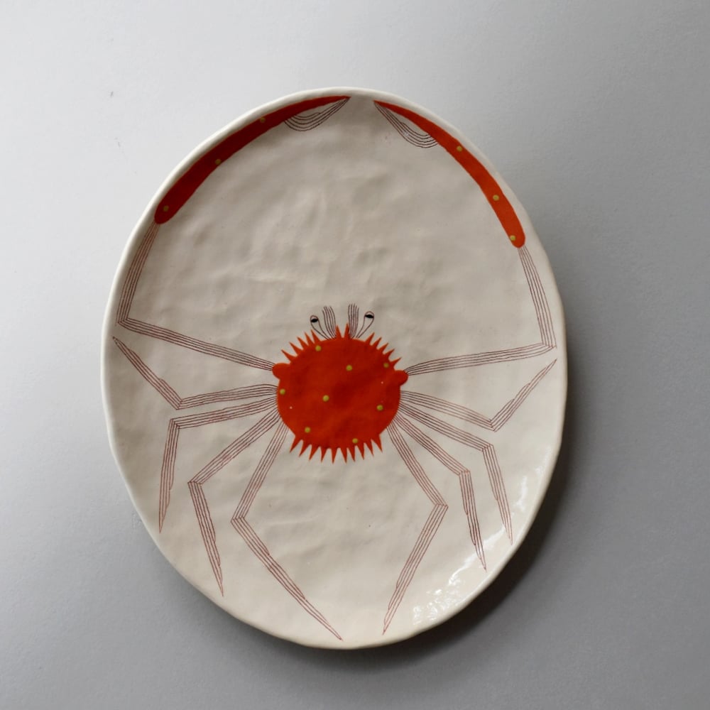 Image of Orange Spider Crab Plate