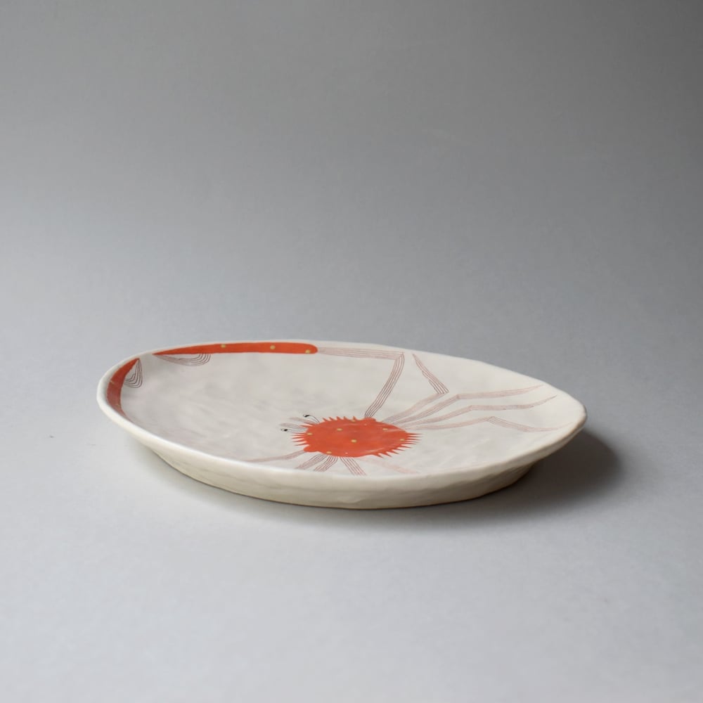 Image of Orange Spider Crab Plate