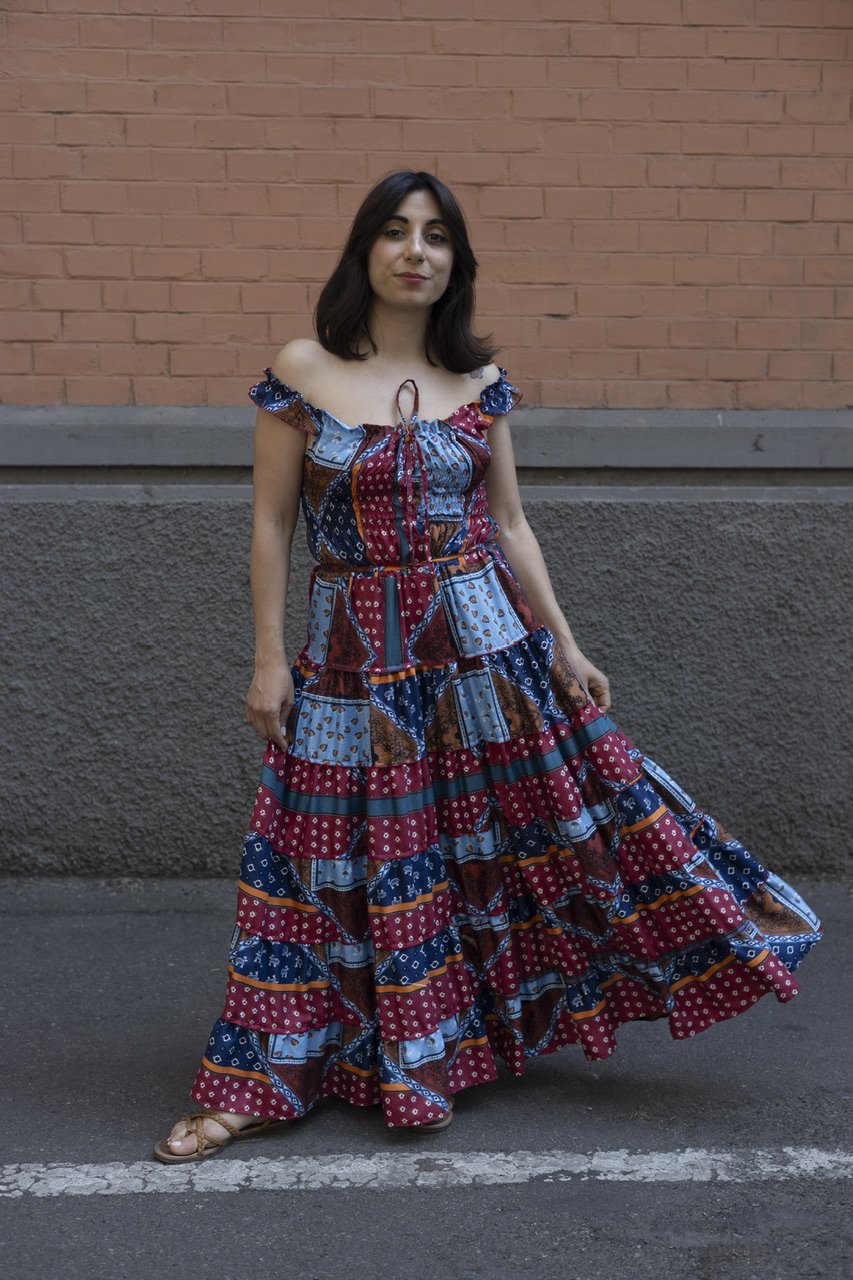 Image of ABITO INDIMENTICABILE MAREA PATCHWORK 