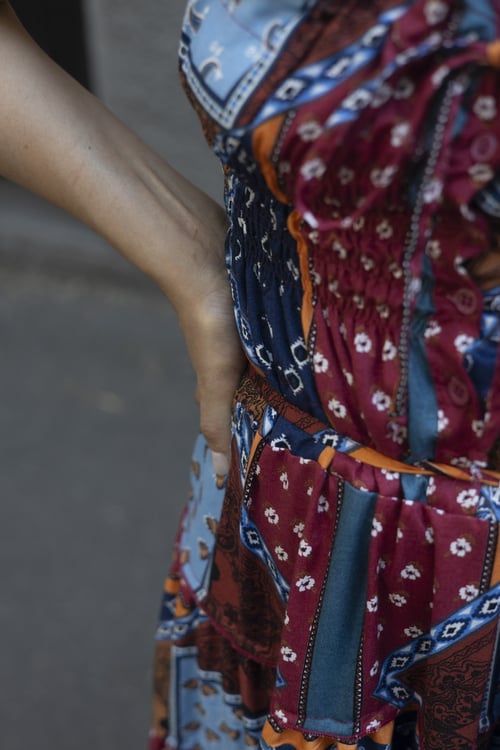 Image of ABITO INDIMENTICABILE MAREA PATCHWORK 