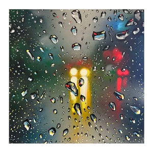 Image of 'Rain Drops' - Original painting on canvas
