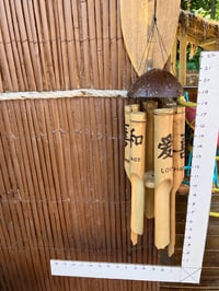 Image 2 of Coconut Shell Wooden WInd Chime