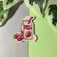 Image 1 of Strawberry Milk Magnet