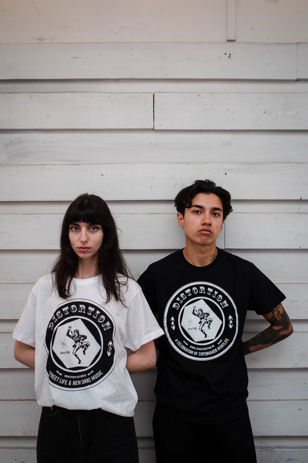 White Logo T-Shirt | Distortion