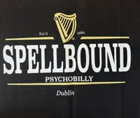 SPELLBOUND Black Canvas Back Patch