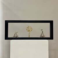 Family Cycling Next To The Olive Tree 20x50cm