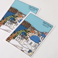 Image 2 of Santorini Postcard