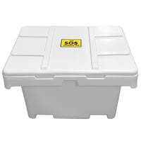 Image 2 of Yellow, 42 x 29 x 30, 11 Cu. Ft. / 1000lb Cap., SOS Storage Bin
