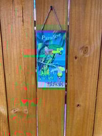 Image 1 of Parrot in Paradise wooden Sign