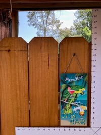 Image 2 of Parrot in Paradise wooden Sign